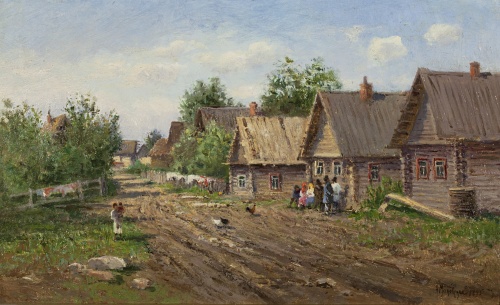 А.Е. Маковская "Деревня Сиверская" А.Е. Маковская "Деревня Сиверская"