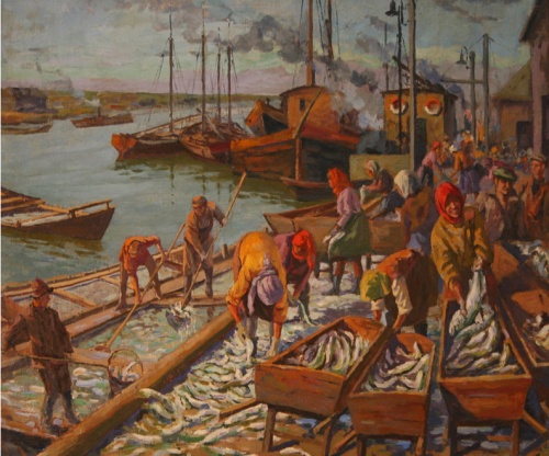 Андронов А.Ф. "Удачный улов". Андронов А.Ф. "Удачный улов".