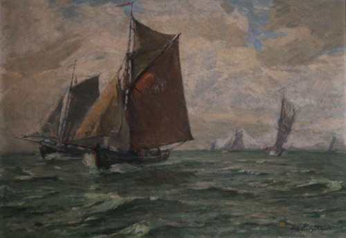 "Морской пейзаж". Европа. Rich Gurschmidr "Морской пейзаж". Европа. Rich Gurschmidr