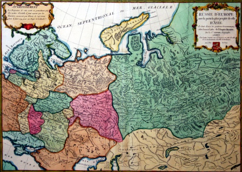 Карта "Европейская часть России" Карта "Европейская часть России"
