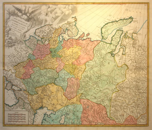 Историческая карта Российской империи. Франция, 1750-1760-е гг. Историческая карта Российской империи. Франция,1750-1760-е гг.