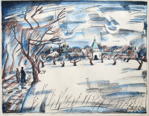 "Монастырь Оптина Пустынь", 1990 г. "Монастырь Оптина Пустынь", 1990 г.