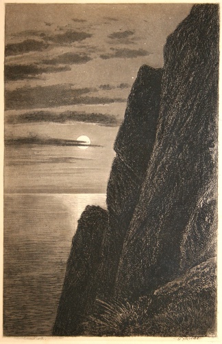 Офорт Шишкина И.И. "Гурзуф", 1885 г. Офорт Шишкина И.И. "Гурзуф", 1885 г.