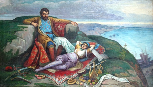 "Степан Разин и персидская княжна". 1928 г. "Степан Разин и персидская княжна". 1928 г.