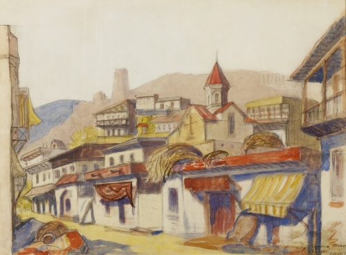 "Селение в горах", 1920-х гг.