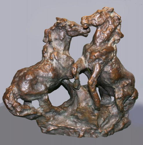 Скульптура "Кони"