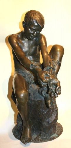 Скульптурная композиция "Ловец осьминогов". Италия, 1895-1906 гг. Скульптурная композиция "Ловец осьминогов". Италия, 1895-1906 гг.