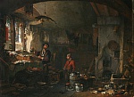 "Алхимик с сосудом в руках", 1660-х гг. "Алхимик с сосудом в руках", 1660-х гг.