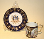 Чайная пара. 1764; 1779 гг., Франция. Чайная пара. 1764; 1779 гг., Франция.