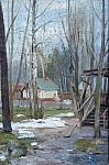 "Этюд, деревня Опочинино" 1908 г.