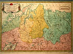 Историческая карта Сибири. Первая половина ХVIII века Историческая карта Сибири. Первая половина ХVIII века
