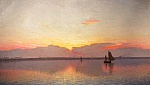 Неизвестный художник "Море. Закат солнца." Неизвестный художник "Море. Закат солнца."