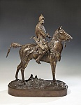 Скульптура кабинетная "Молодой опричник" (Князь Вяземский). Отливка - 1880-е гг. Скульптура кабинетная "Молодой опричник" (Князь Вяземский). Отливка - 1880-е гг.