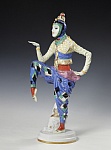 Статуэтка "Танцовщица Корейский танец" в стиле Ар Деко. Rosenthal (Розенталь). Германия, 1920-1930-е гг.