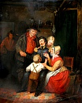 Goetgebuer A. "Возвращение солдата". Европа. 1833 г.