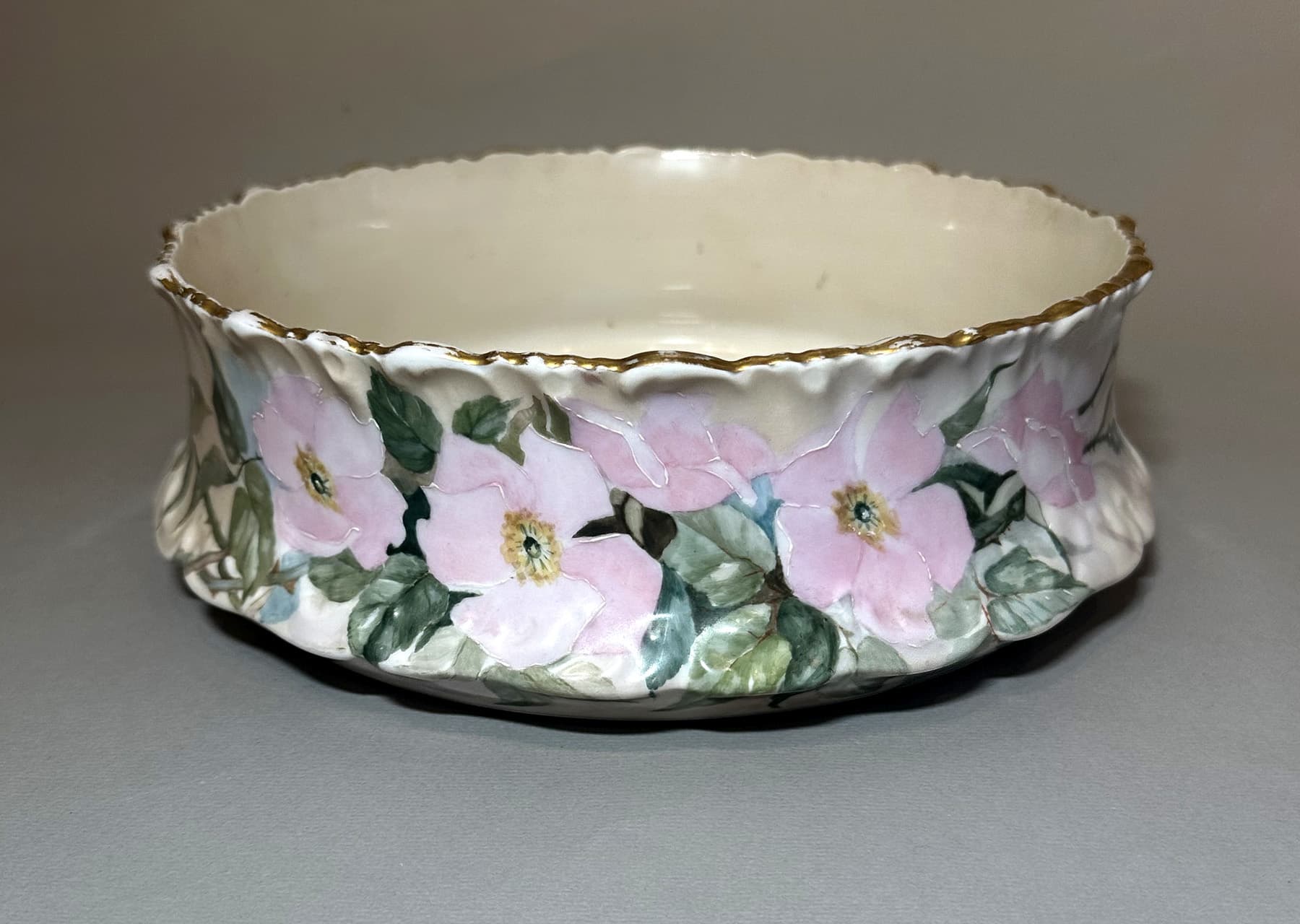 Сухарница, автор Limoges Франция, Антикварный фарфор