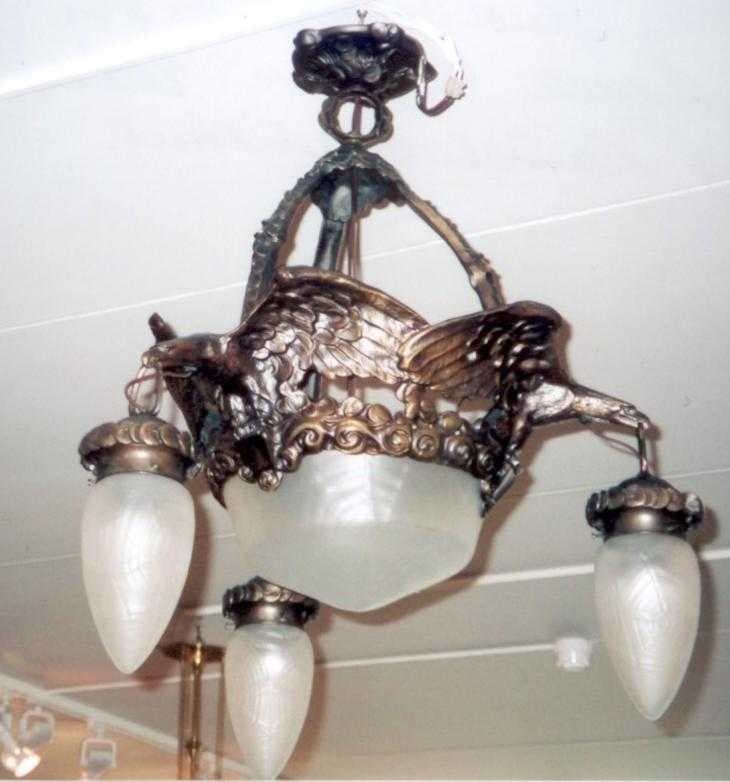 Люстра в стилистике скандинавского модерна, автор  Нардин Алиса ( Nordin Alice ) (1871–1948), Осветительные приборы