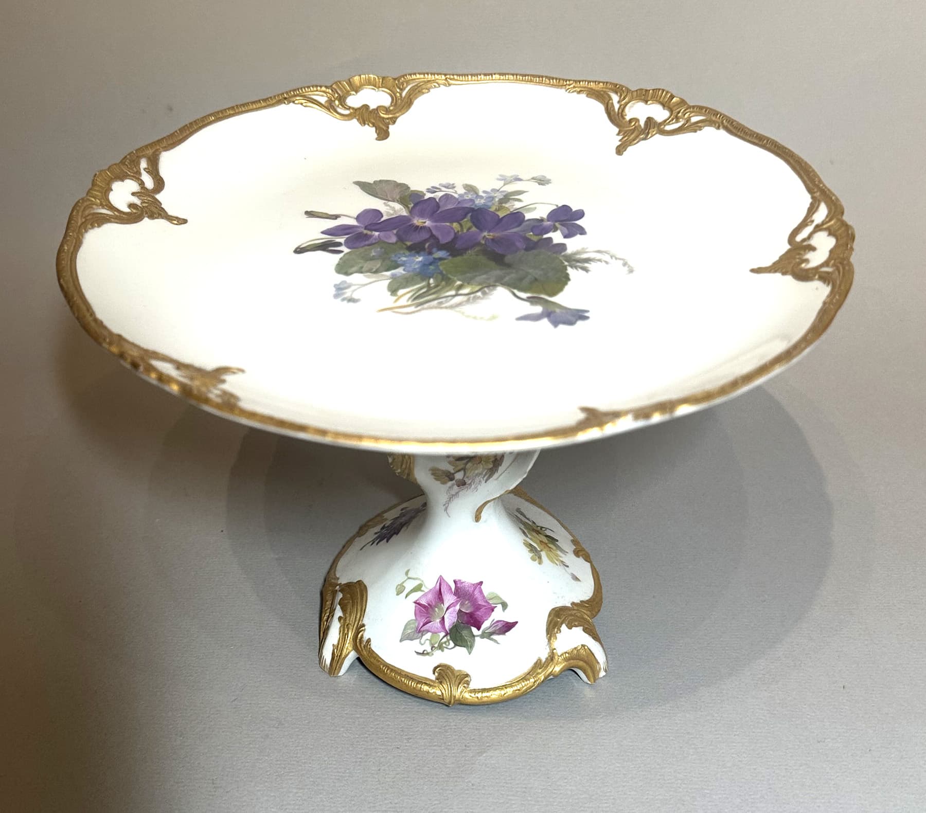 Ваза для фруктов., автор Королевская фарфоровая мануфактура в Берлине (KPM – Königliche Porzellan-Manufaktur Berlin), Антикварный фарфор