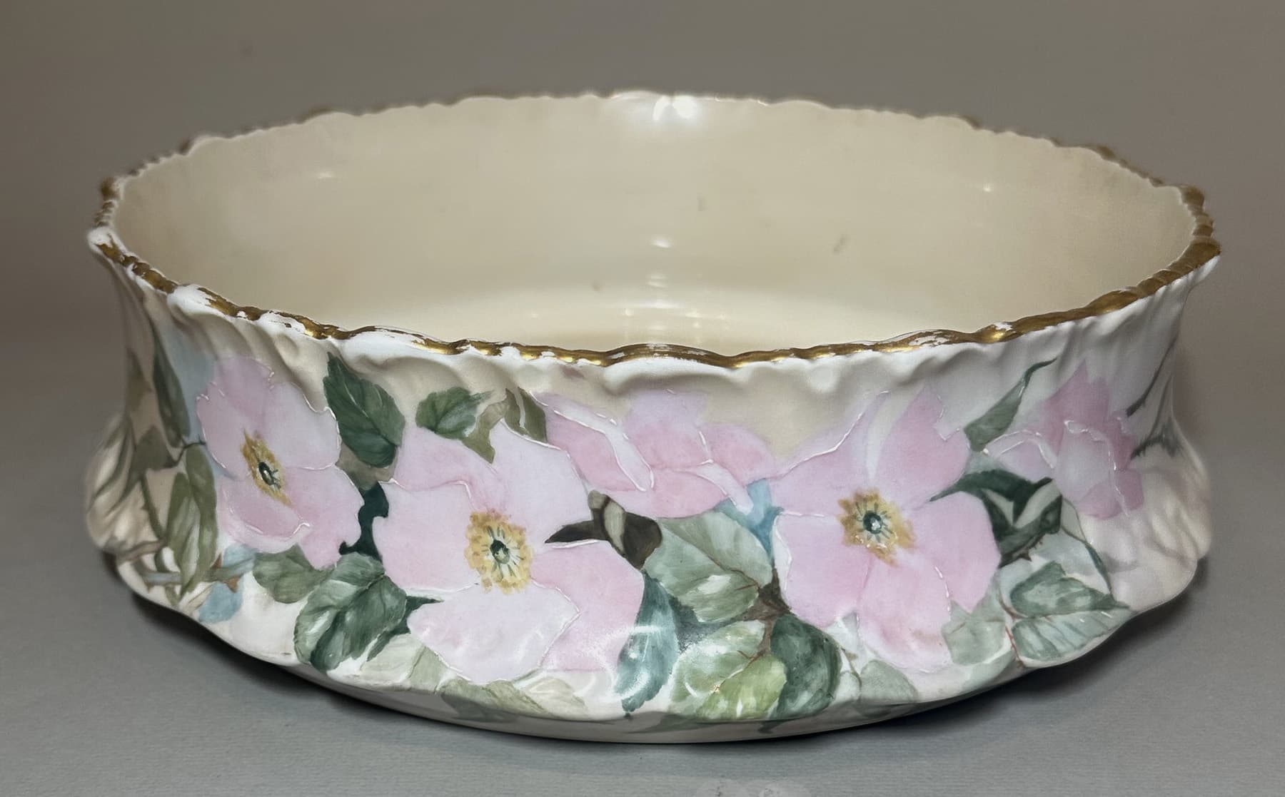 Сухарница, автор Limoges Франция, Антикварный фарфор — миниатюра 2