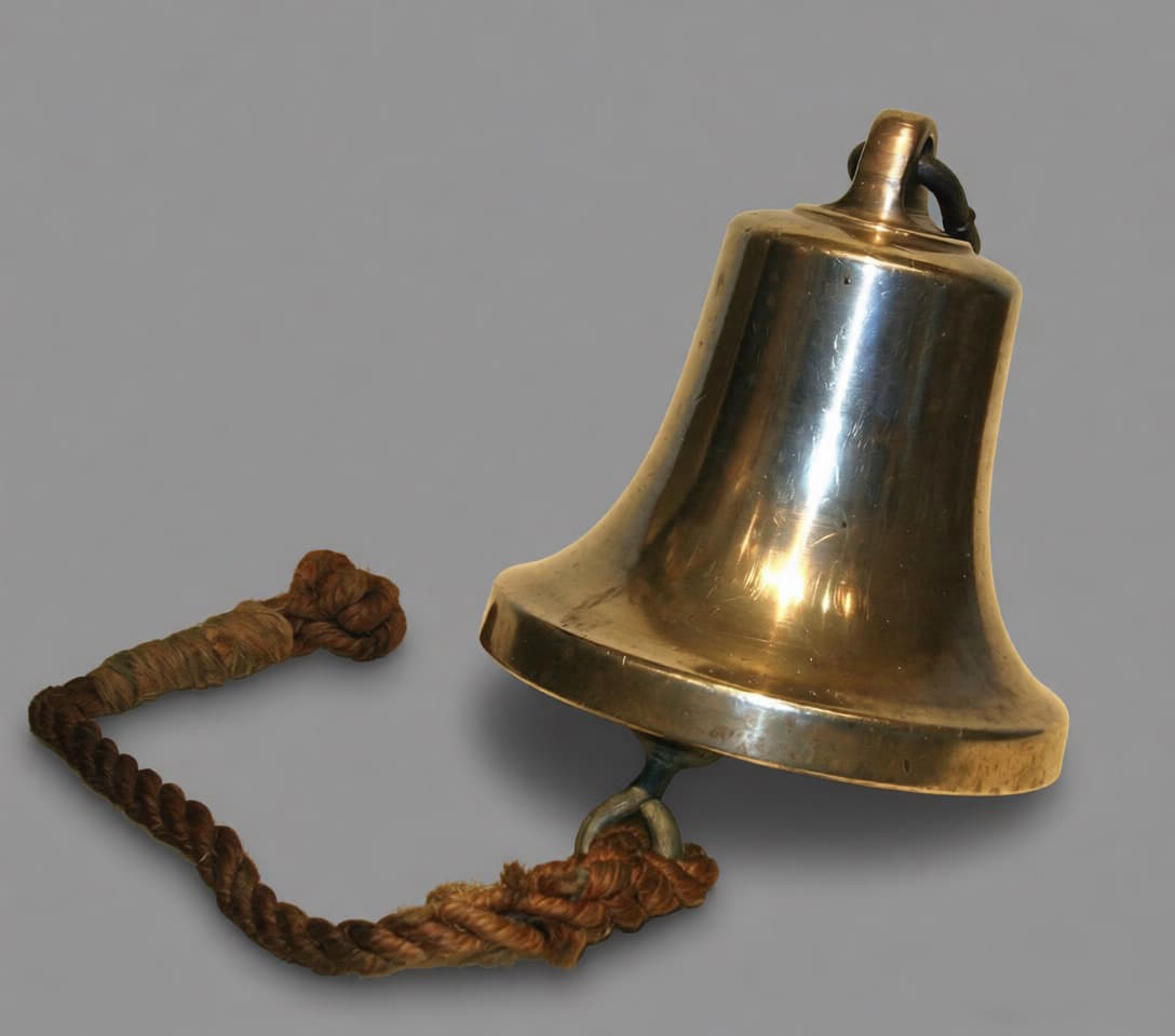 Рында корабельная (корабельный колокол)., Антикварная бронза