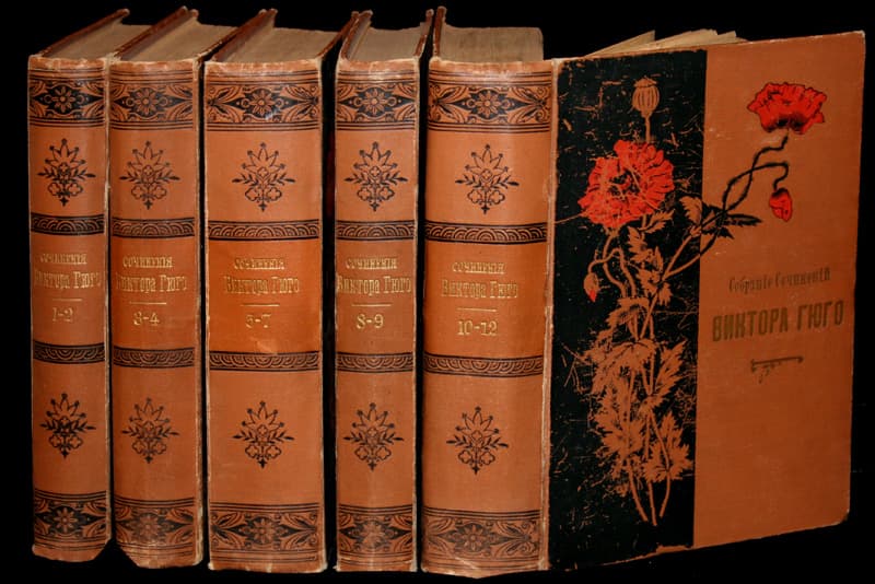 Собрание сочинений, 12 тт., автор Гюго Виктор Мари (1802-1885), Антикварные книги