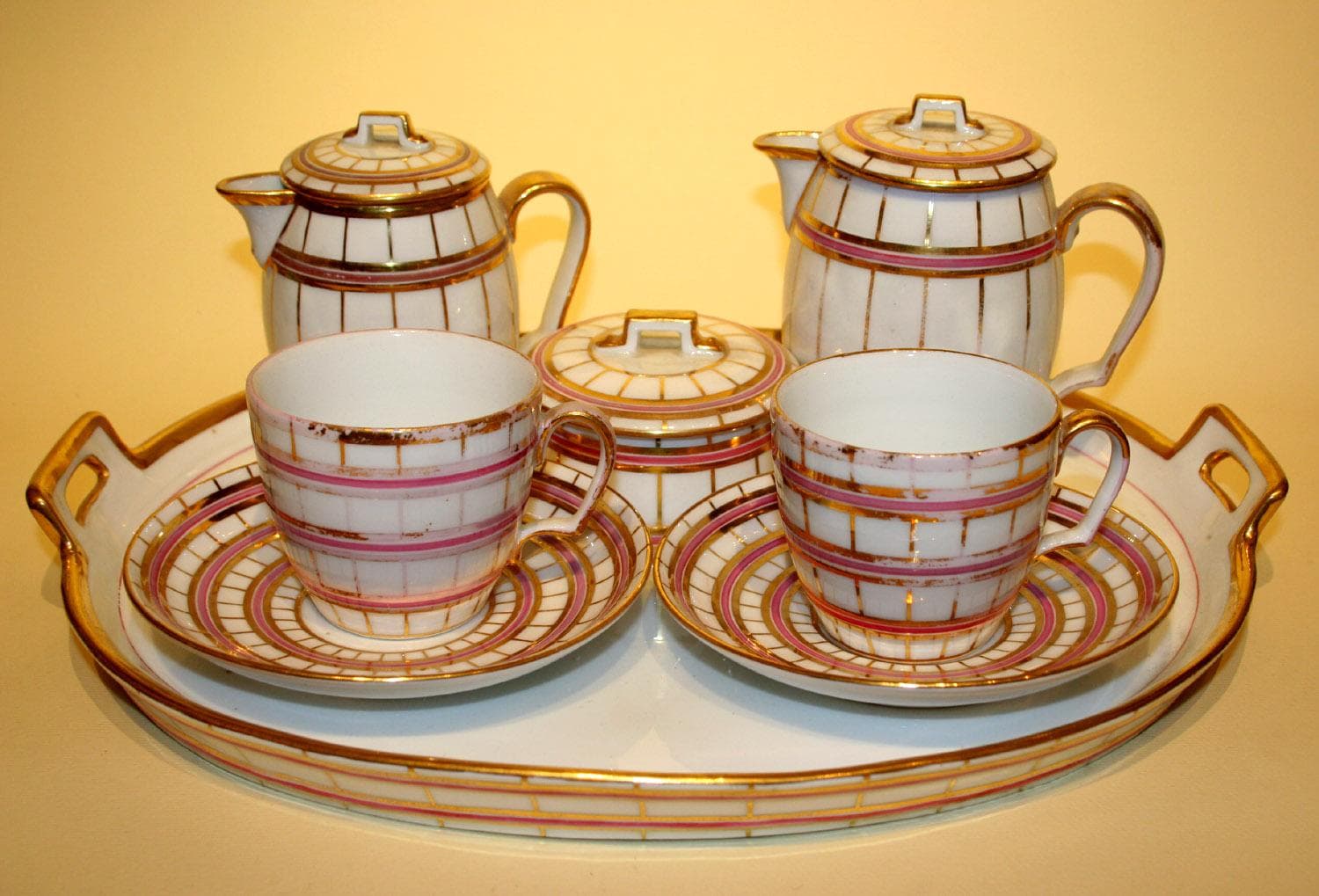 Набор чайный "Тет-а-тет" (6 предметов) - Антикварный фарфор