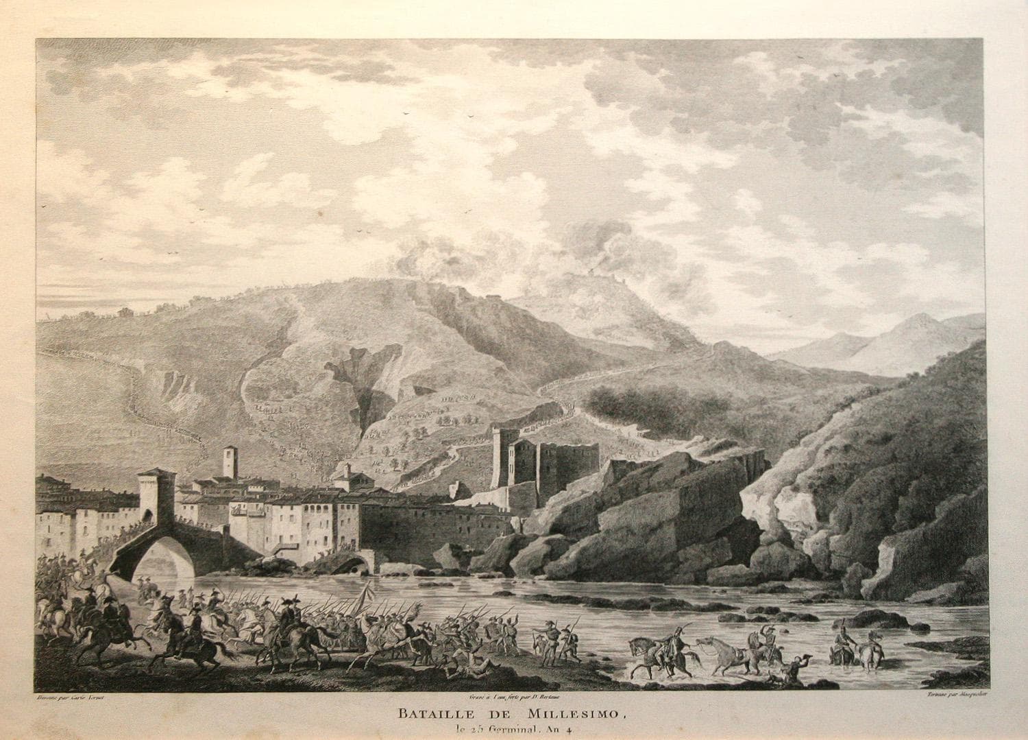 "Сражение при Миллезимо 14 апреля 1796 г." - Графика